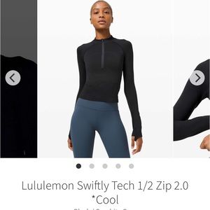 LULULEMON SWIFTLY TECH 1/2 ZIP 2.0 *COOL